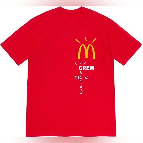 Cactus Jack McDonalds Crew Shirt - Picture 1 of 4